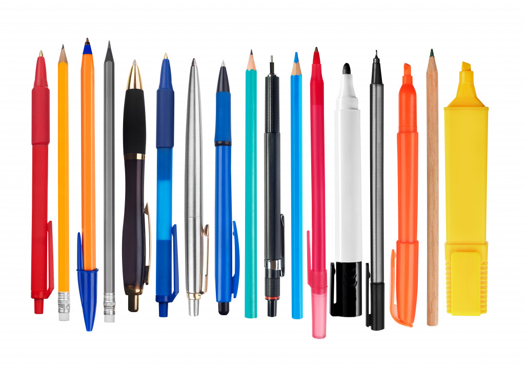 Pens and pencils