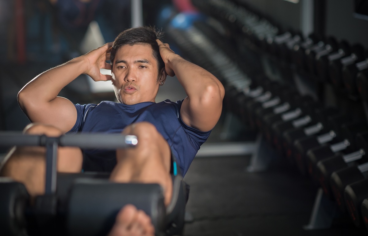 man working out 