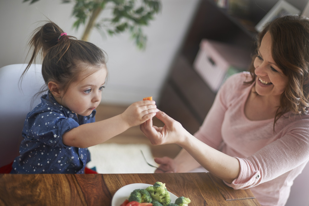 child eating