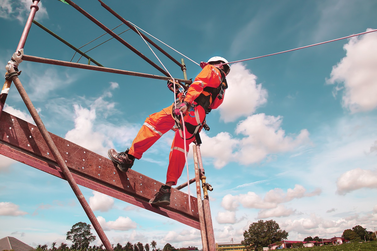 worker with PPE