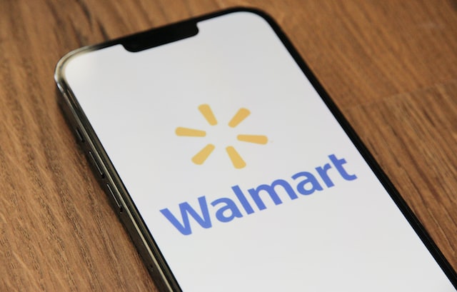 walmart logo on phone