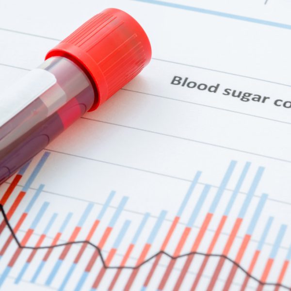 Blood sugar increase in chart